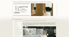Desktop Screenshot of capitolparkantiques.com